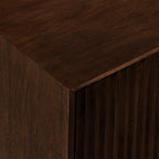 Meuble TV rainuré Oskar Small 110 cm