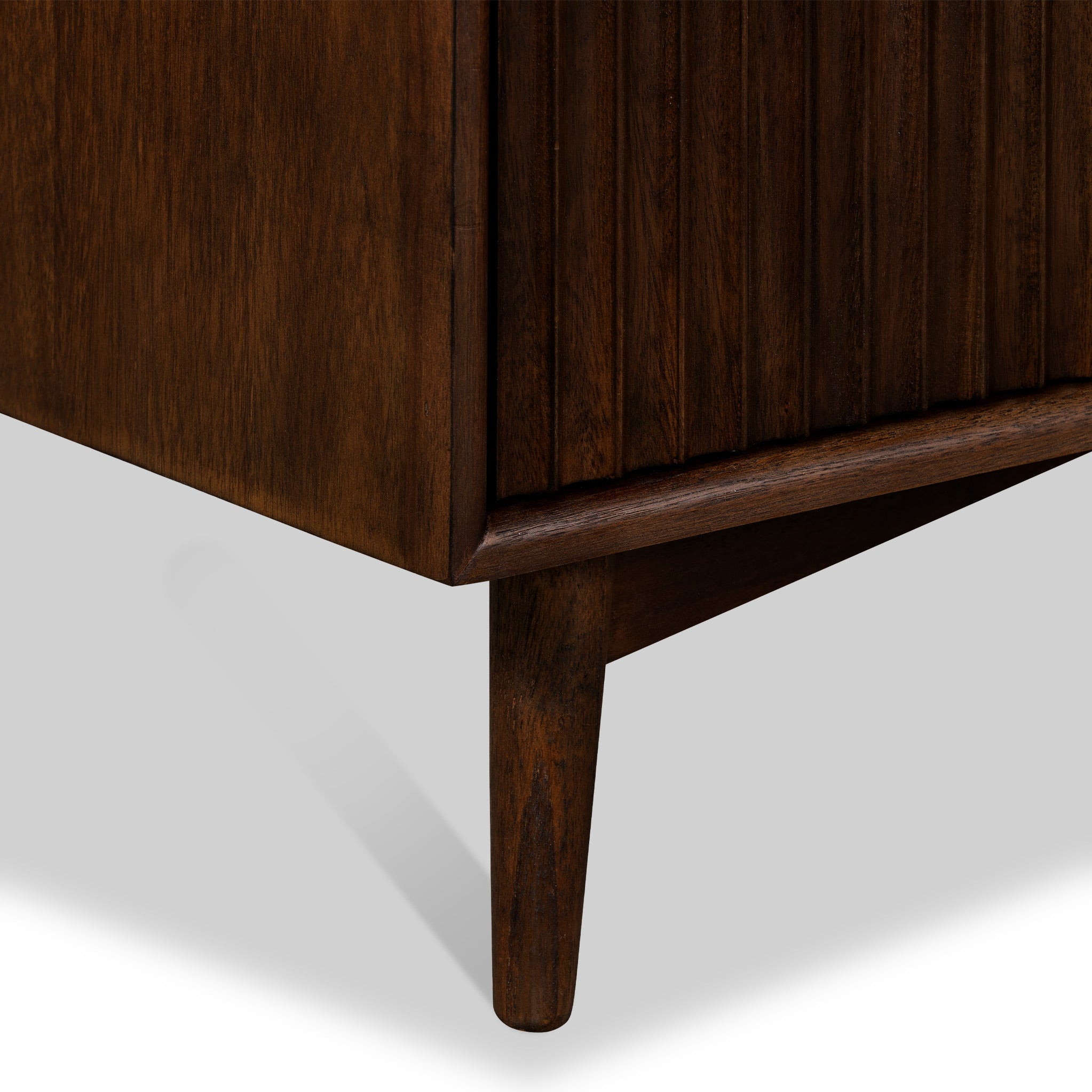 Meuble TV rainuré Oskar Small 110 cm