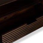 Meuble TV rainuré Oskar Small 110 cm