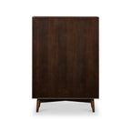 Commode haute rainurée Oskar à 4 tiroirs