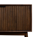 Meuble TV rainuré Oskar Wide 190 cm