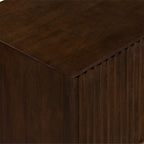 Meuble TV rainuré Oskar Wide 190 cm