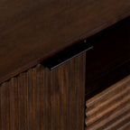 Meuble TV rainuré Oskar Wide 190 cm