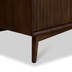 Meuble TV rainuré Oskar Wide 190 cm