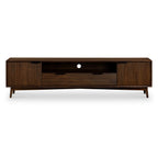 Meuble TV rainuré Oskar Wide 190 cm