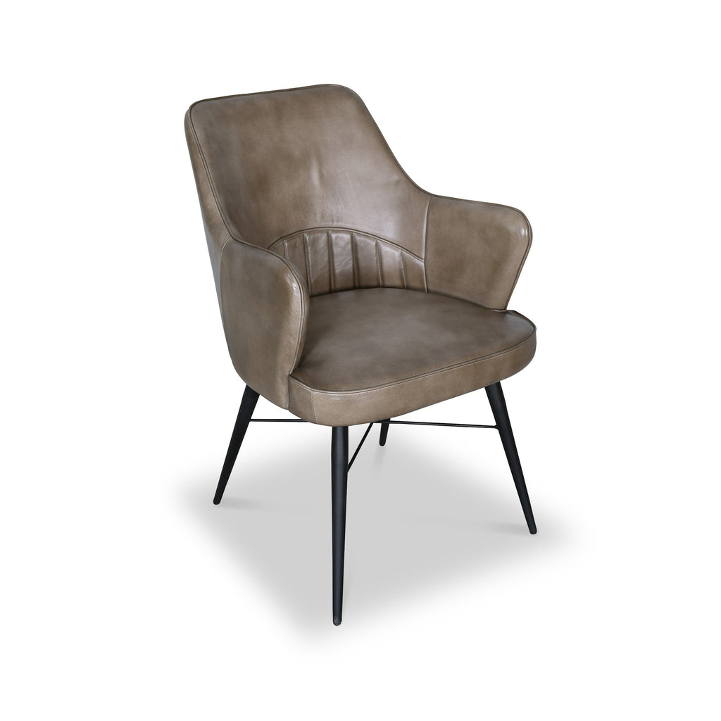 Fauteuil en cuir Billie