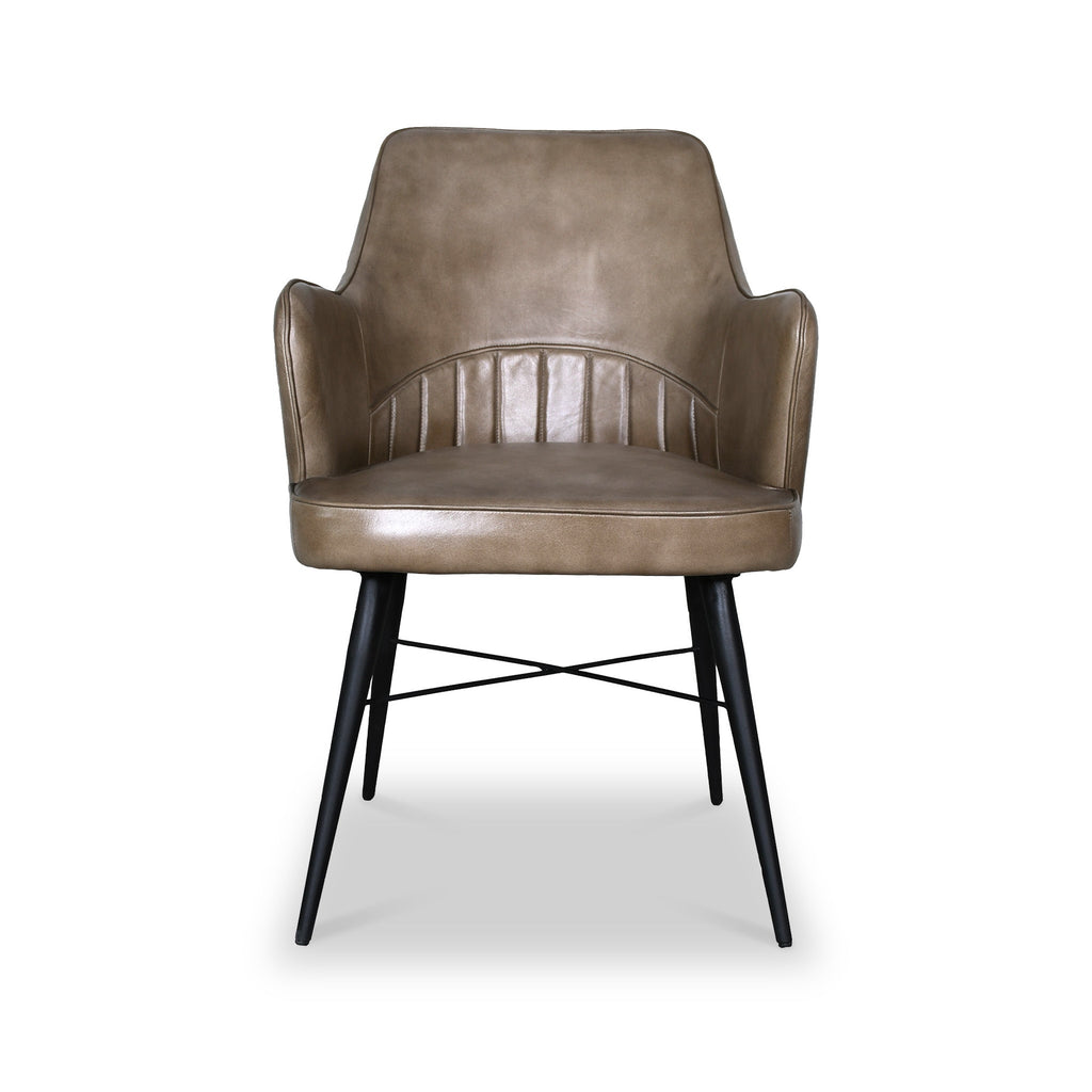 Fauteuil en cuir Billie