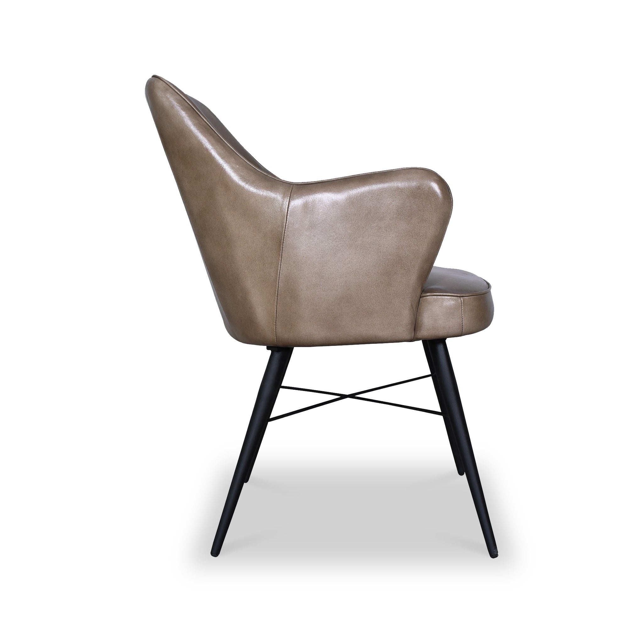 Fauteuil en cuir Billie