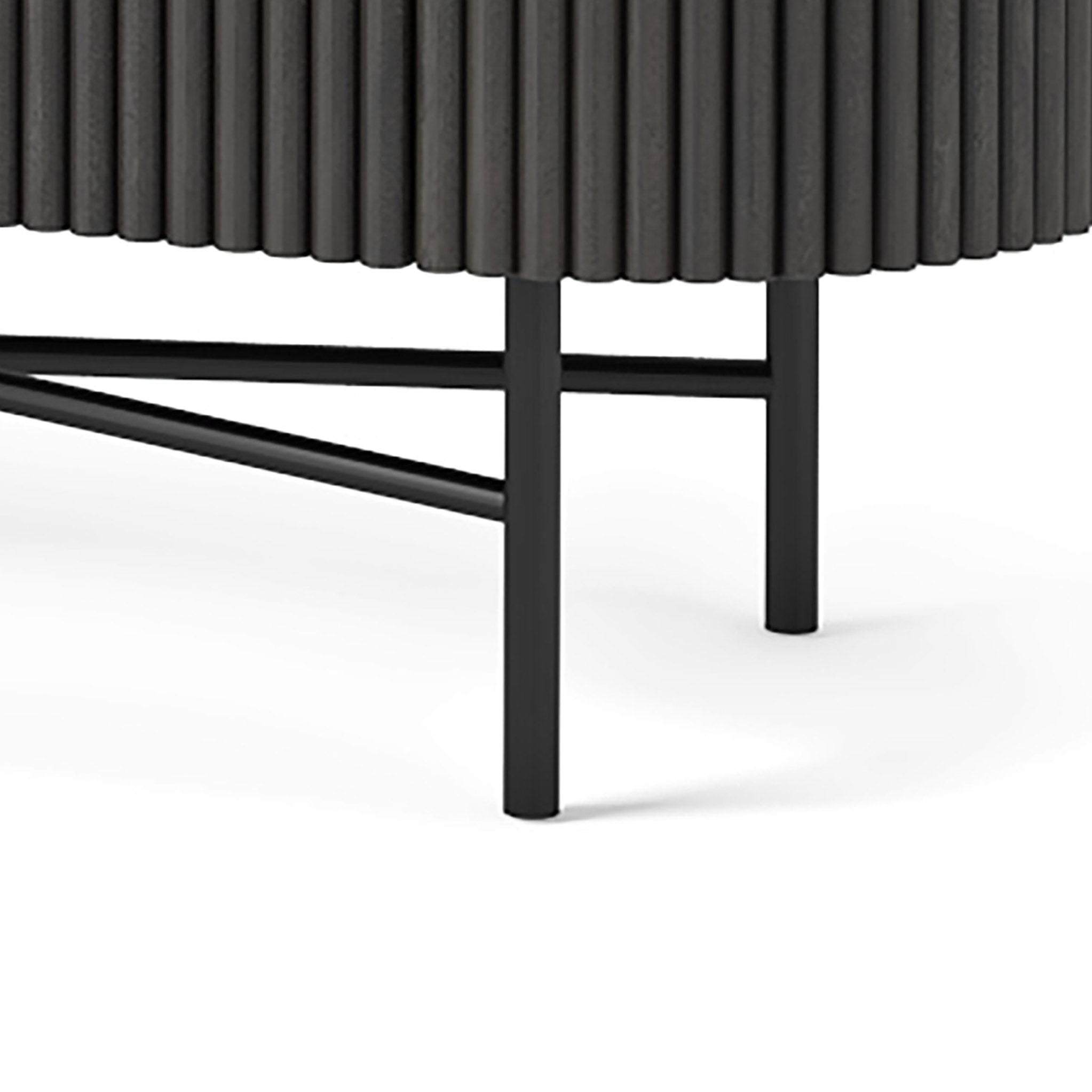 Buffet miniature Milo Mangue et Marbre cannelé