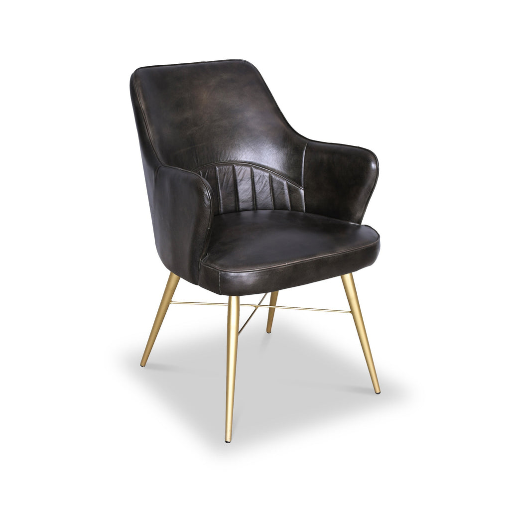 Fauteuil en cuir Billie