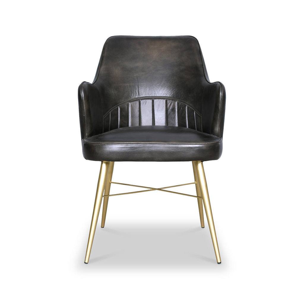 Fauteuil en cuir Billie