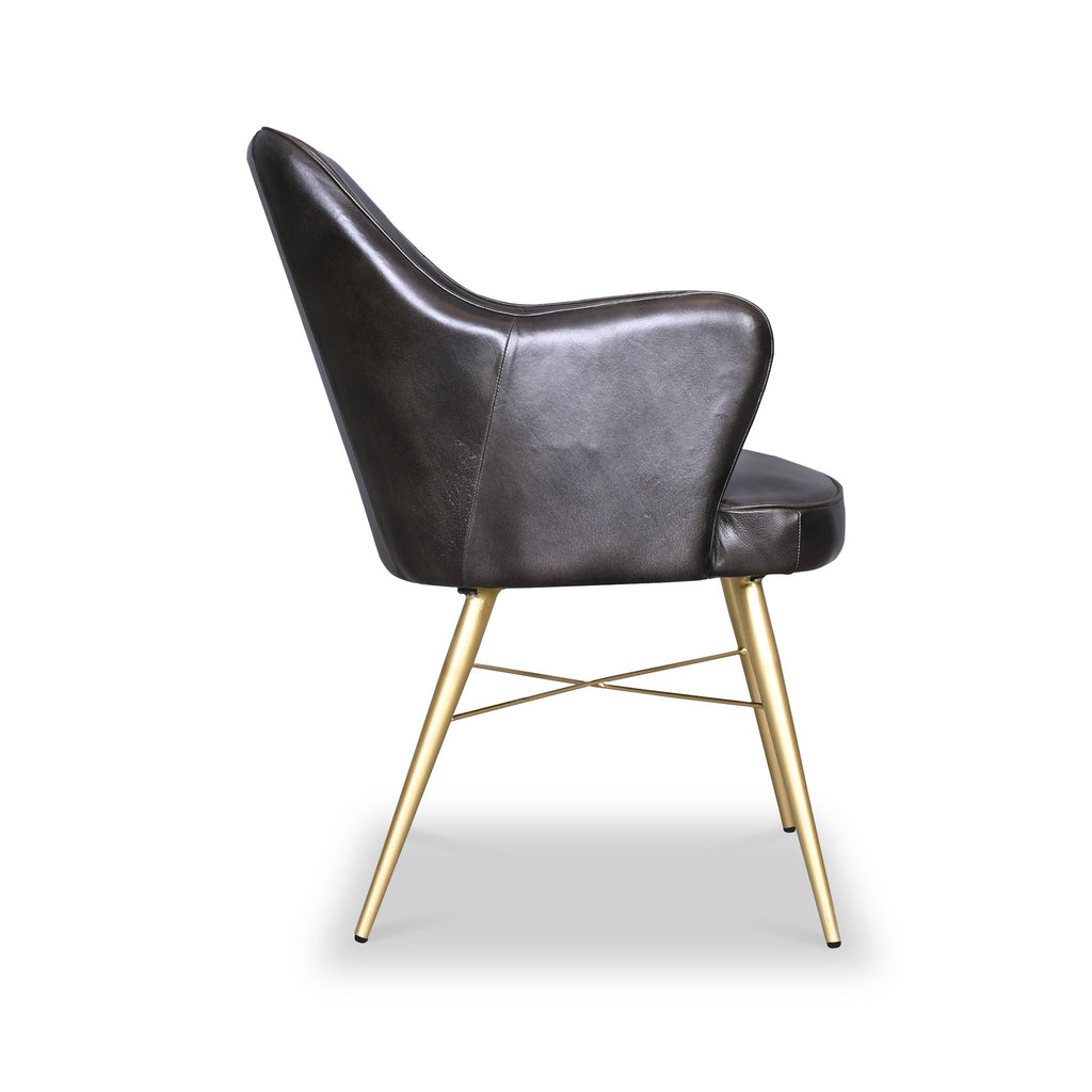 Fauteuil en cuir Billie