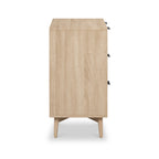 Commode rainurée à 3 tiroirs Jakob Oak