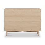 Petit buffet rainuré en chêne Jakob