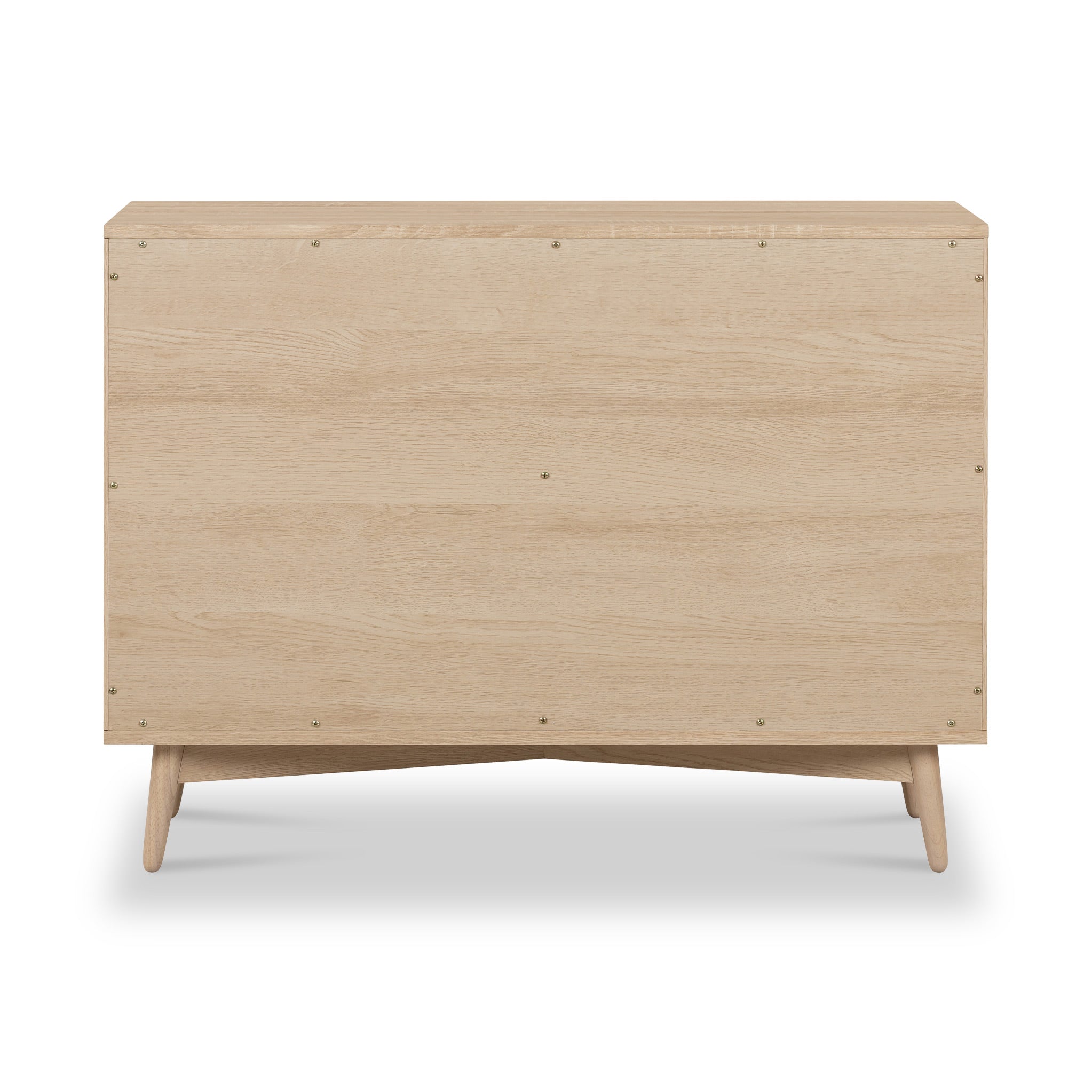 Petit buffet rainuré en chêne Jakob