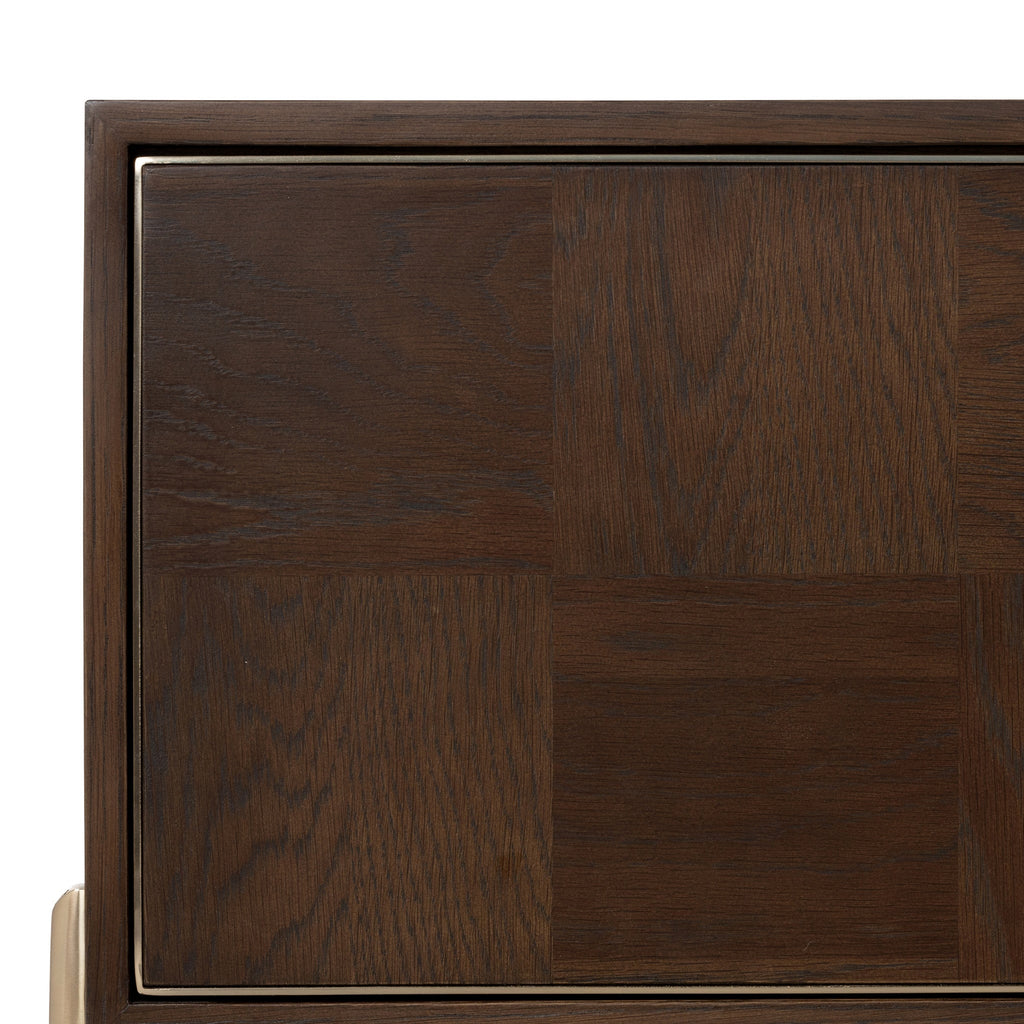 Meuble TV petit format en chêne Moira