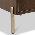 Meuble TV petit format en chêne Moira