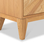 Buffet à 2 portes en chêne Sunburst