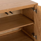 Buffet à 2 portes en chêne Sunburst