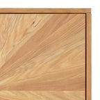 Buffet à 2 portes en chêne Sunburst