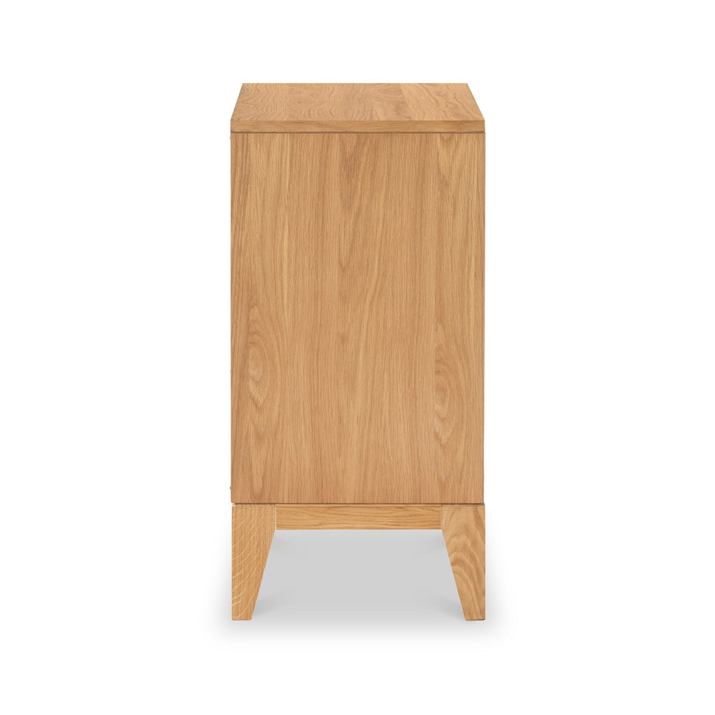 Buffet à 2 portes en chêne Sunburst