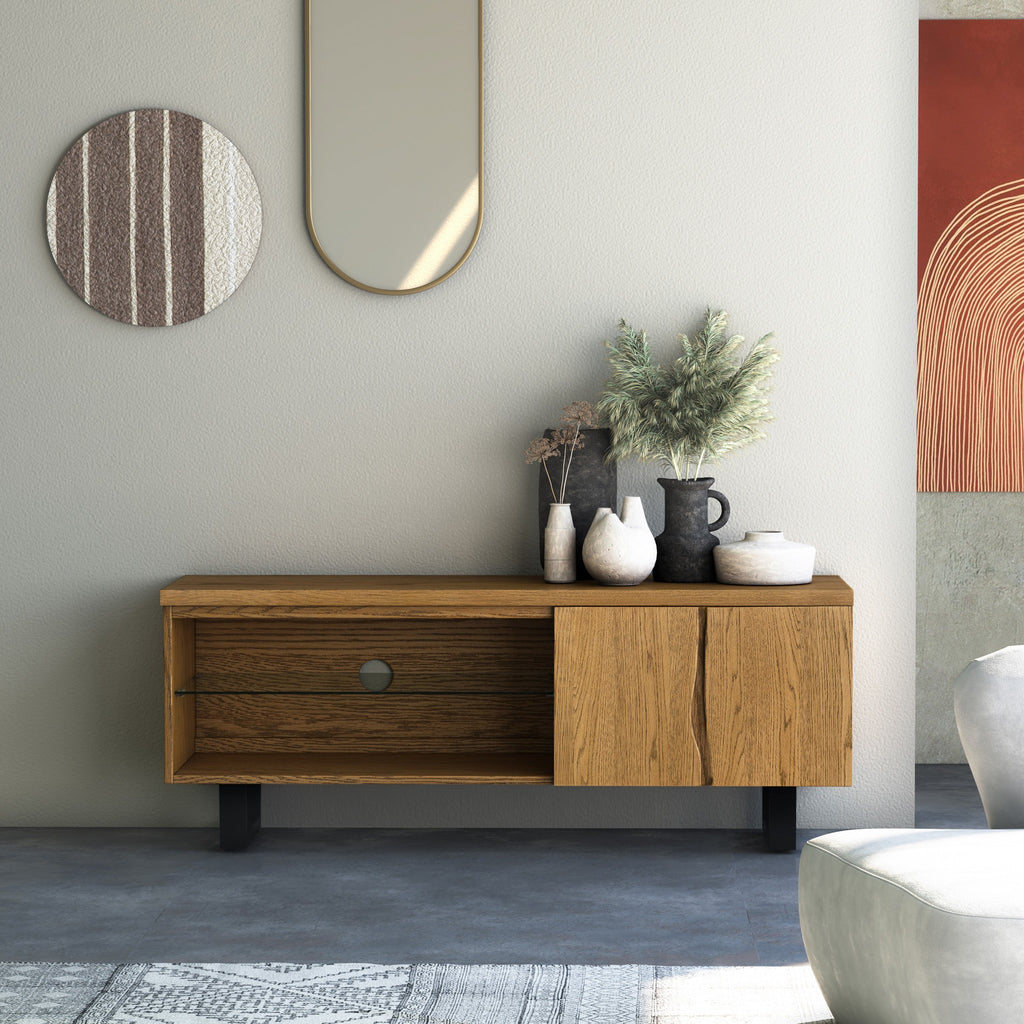 Meuble TV Isaac Oak 130 cm