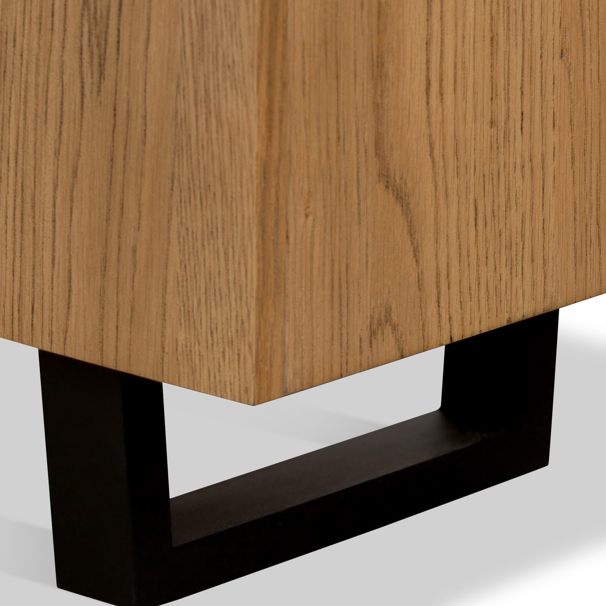 Meuble TV d'angle Isaac Oak 90 cm