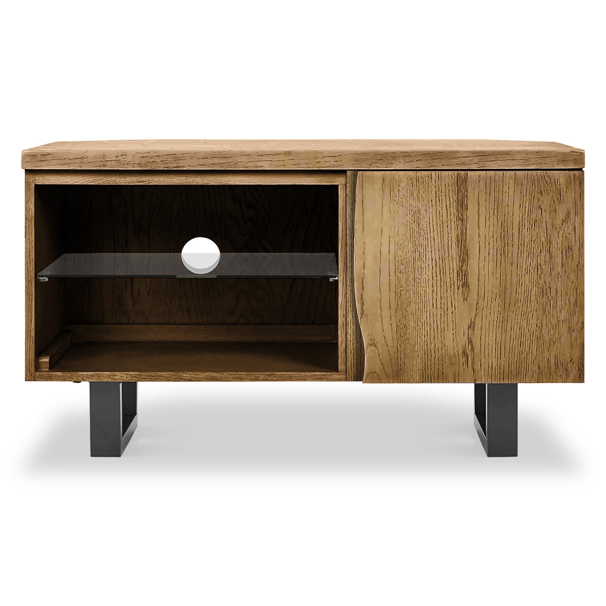 Meuble TV d'angle Isaac Oak 90 cm