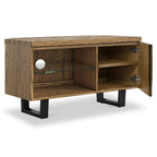 Meuble TV d'angle Isaac Oak 90 cm