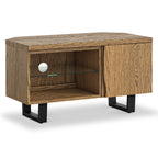 Meuble TV d'angle Isaac Oak 90 cm