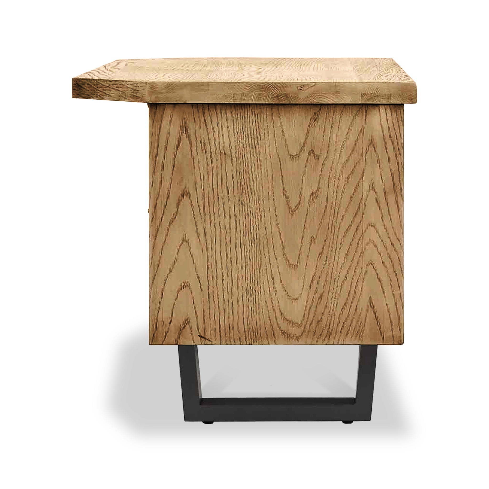 Meuble TV d'angle Isaac Oak 90 cm