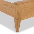 Cadre de lit en chêne Sunburst