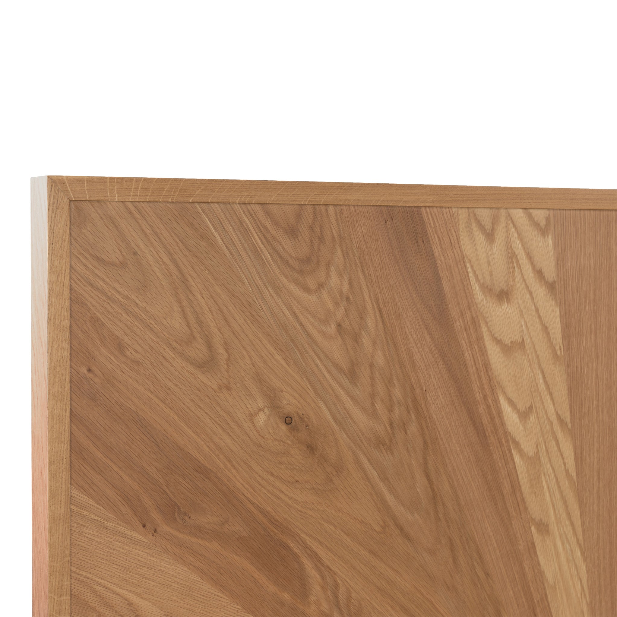 Cadre de lit en chêne Sunburst