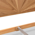 Cadre de lit en chêne Sunburst