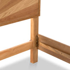 Cadre de lit en chêne Sunburst