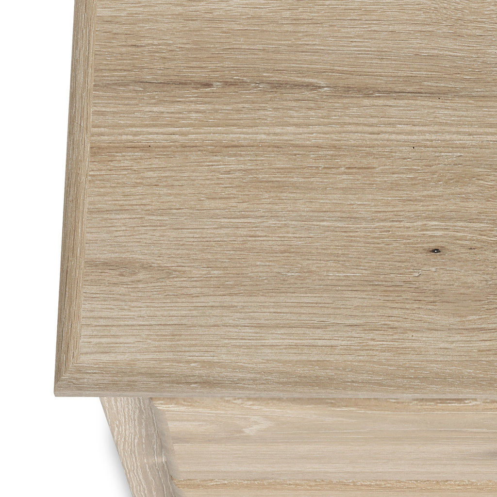 Commode Céline en chêne délavé, 2 tiroirs au-dessus de 3 tiroirs