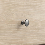 Commode Céline en chêne blanchi à 6 tiroirs