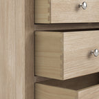 Commode 2 tiroirs sur 3 en chêne lavé Farrow