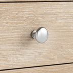 Commode haute à 5 tiroirs en chêne délavé Farrow