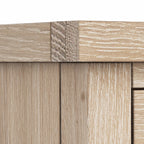 Meuble TV Farrow en chêne délavé de 120 cm