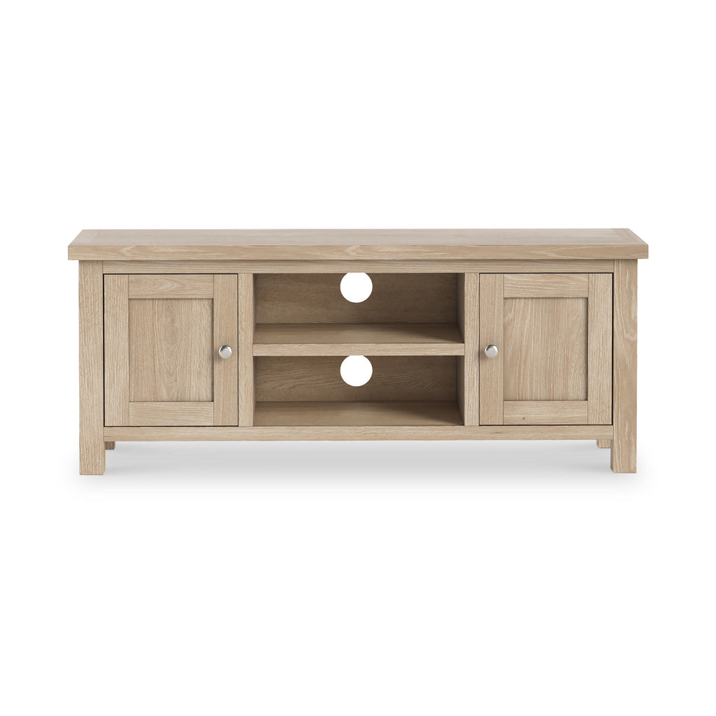 Meuble TV Farrow en chêne délavé de 120 cm