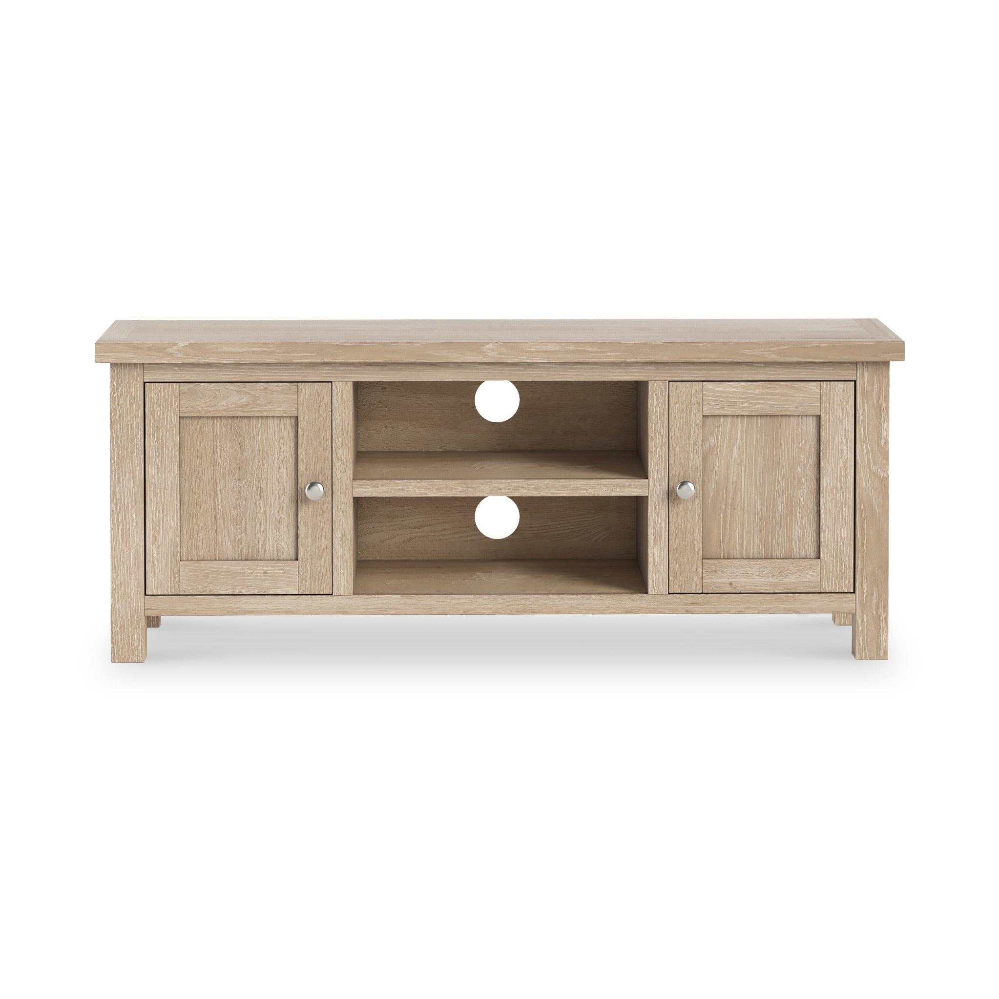 Meuble TV Farrow en chêne délavé de 120 cm