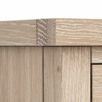 Meuble TV extra large Farrow en chêne lavé de 180 cm