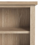 Grande bibliothèque en chêne délavé Farrow