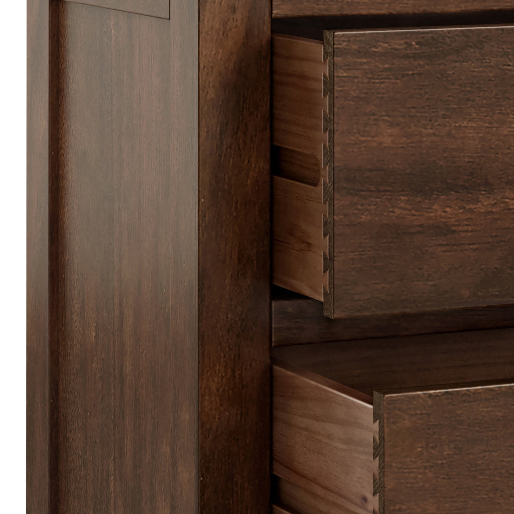 Commode à 6 tiroirs en acacia Duchy
