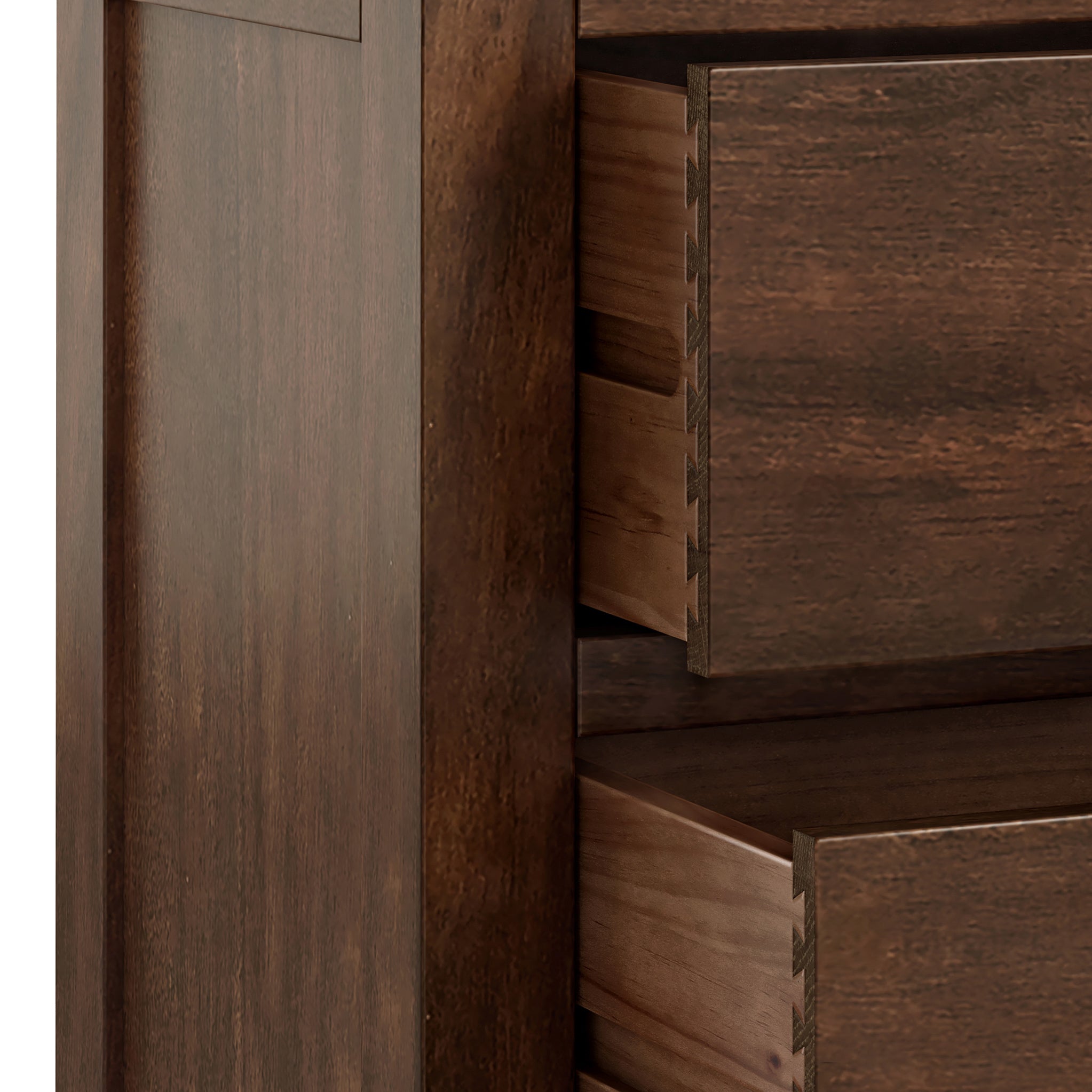 Commode à 6 tiroirs en acacia Duchy