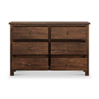 Commode à 6 tiroirs en acacia Duchy