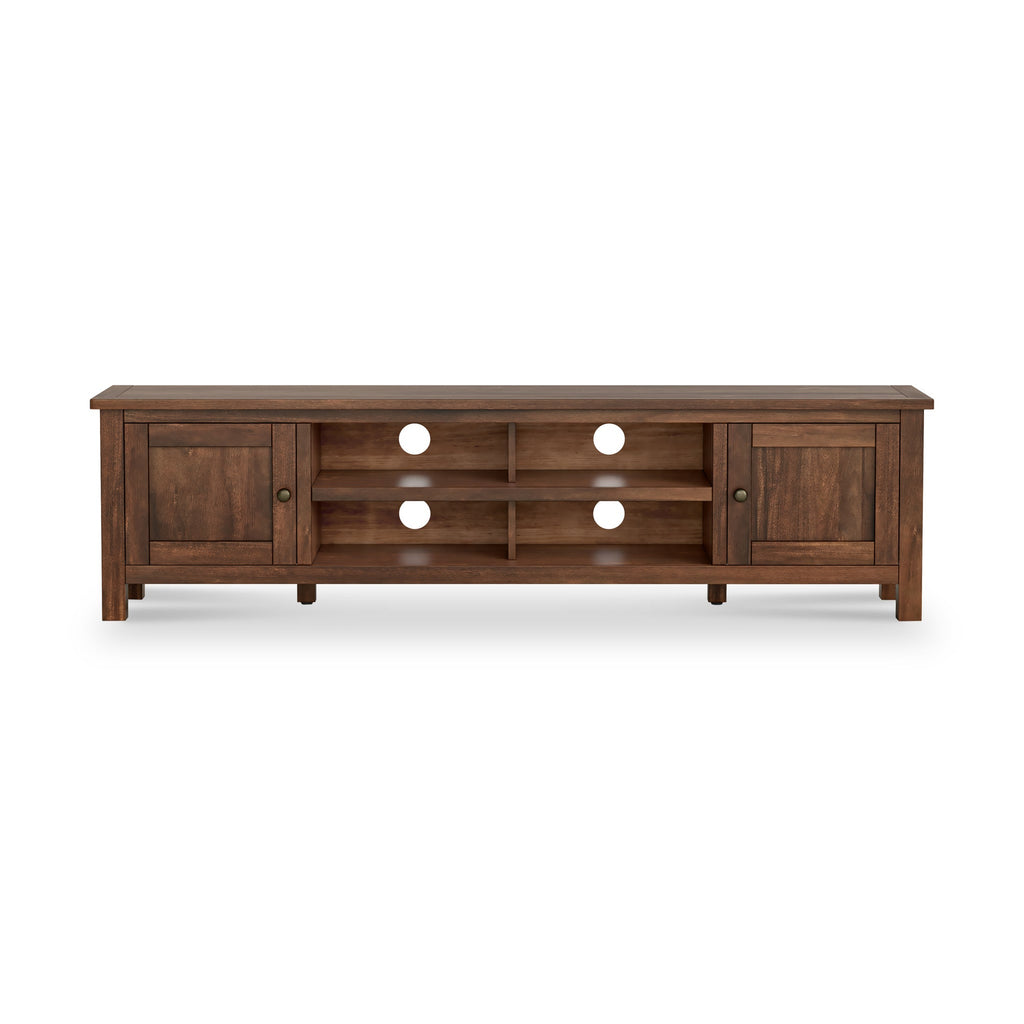 Meuble TV extra large Duchy Acacia 180 cm