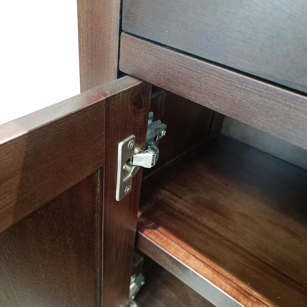 Buffet Duchy Acacia à 3 tiroirs (grand modèle)