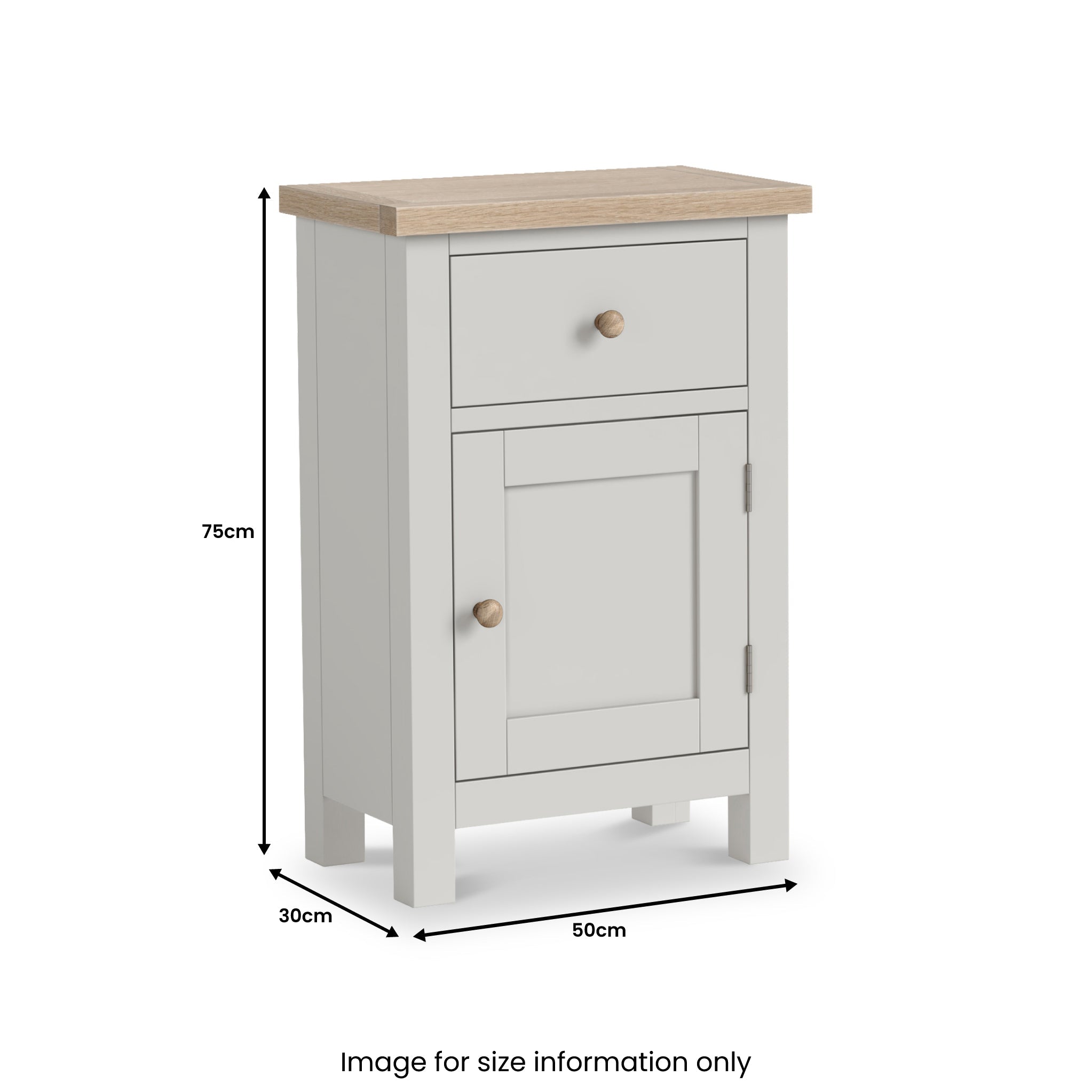 Petit placard à tiroir unique Trelan